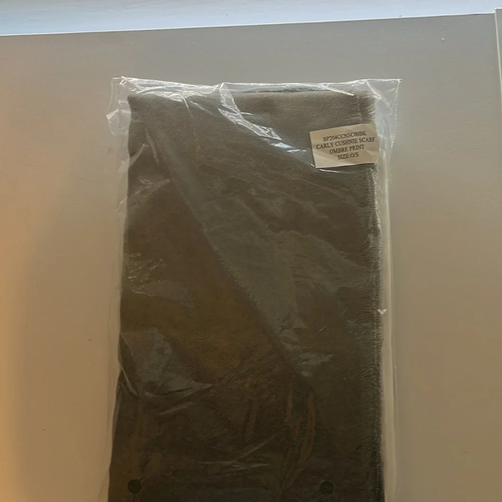 Carly Cushnie x Rachel Zoe Collab Grey Horizon Ombre Scarf